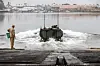 En «Amphibious Combat Vehicle» (ACV) i forbindelse med sertifisering av ACV-operatører ved marinekorpsbasen Camp Pendleton i California 18. juli 2023.