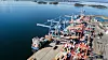 Yilport står for drift av havna i Oslo. Tre skip ligger til kai. Foto: Espen Braata/Oslo Havn