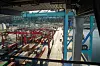 Containerhavna i Oslo med traverskraner som går helt ut til kaikanten.