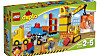 Denne byggeplassen i Duplo kan bli din, om du er den heldige vinneren i dagens julekalender.