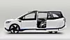Den nyeste robottaxien fra Baidu ble presentert i sommer. Den heter RT6, og Baidu hevder at den kan produseres for omtrent halvparten av kostnadene sammenlignet med tidligere modeller av robottaxier. Foto: Baidu