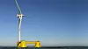 Aker Offshore Wind satser stort på flytende havvind. Her fra den halvt nedsenkbare modulen til Principle Power, et selskap Aker eier 47 prosent av.