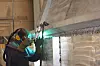 Sveising av aluminium. Skroget til neste fartøy for Redningsselskapet tar form hos Swede Ship Marine AB.