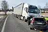 Tre personer omkom i trafikkulykken der en personbil kjørte over i motgående kjørefelt i Stange i fjor.
