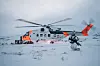 Et AW101-helikopter på øvelse med Heimevernet i november.
