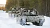 Leopard 2A4 på vinterøvelse på Rena i midten av mars 2021. Etter planen skal stridsvognen få en arvtaker om fire års tid.