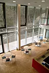 KAFÉ: Pasientene tilbys hyggelige lokaler med korte avstander og utvidet service. Dette viser pasientkaféen.FOTO: RADIUMHOSPITALET