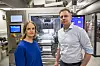 Arne Fredrik Lånke og Dorte Bae Solvang er medgründere i selskapet Elinor, som planlegger å bygge en gigantisk batterifabrikk i Orkland kommune. Foto: Tormod Haugstad