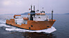 Bigorange XVIII i sin originale drakt, stappfull med avansert utstyr for brønnstimulering i nordlige farvann. Det ble levert fra Ulstein 1. august 1984.