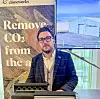 Ambisiøst mål: – Vårt mål er å fange og lagre en milliard tonn innen 2050, men det krever et nytt økonomisk system som belønner selskapene som fjerner CO2 og belaster de som ikke gjør det, sier Christoph Beuttler Foto: Tormod Haugstad