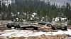 Alle fem CV90-varianter i aksjon. Foto: Eirik Helland Urke