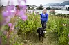 Oljedirektør Ingrid Sølvberg bor i Sandnes utenfor Stavanger med sin mann og hunden Tina. Barna studerer begge på NTNU. Foto: Carina Johansen