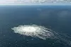 Slik så havoverflaten over Nord Stream i Østersjøen ut etter en eksplosjonen som ødela gassrørledningen i 2022.