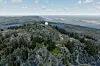 Slik var radaranlegget på toppen av Gyrihaugen i Ringerike tenkt. Anlegget skal nå i stedet etableres på Sirikjerke i Øvre Eiker.