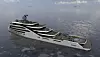 Ulstein verft skal bygge en luksusyacht for en privat eier. Eksakte tegnnger er ikke offentliggjort.Fartøyet skal være 88,5 meter langt, 16,3 meter bredt og er tegnet i samarbeid med yachtdesigner Espen Øino. Foto: Ulstein