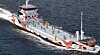 e5 tankskip. Asahi Tanker har bestilt to nullutslipps bunkringsfartøy med kapasitet på 1.300 kubikkmeter. Skipene blir 62 meter lange og får 3.5 MWh batteripakker.