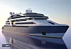 Vard skal levere fire luksuscruiseskip på ca. 10.000 bruttotonn til franske Ponant. Skipene blir 128 meter lange og skal ha plass til 180 passasjerer og et mannskap på 110. Foto: Stirling Design International