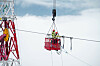 Arbeid på fjordspennet over Sognefjorden, som er et viktig skille mellom nord og sør i det norske kraftsystemet. Med den nye ordningen flyter mer strøm mellom Midt-Norge og Vestlandet.