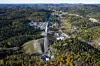 Solum sett fra en annen vinkel. Hovås tunnel og Askeklova tunnel skimtes i høyre ende av traseen.