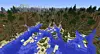 Boknafjord slik Minecraft tolker norske kartdata.