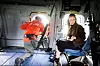 Justisminister Astri Aas-Hansen ombord på AW101 SAR Queen. Foto: Eirik Helland Urke