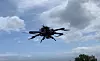 Amogys drone med en 5 kW cracker og ammoniakktank samt annet nødvendig utstyr veide bare fem kilo. Foto: Amogy