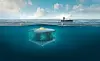 Atlantis skal være nedsenket 90% av tiden og har en luftkuppel med diameter på 5 meter for at fisken skal kunne justere svømmeblæren. Foto: AKVA group