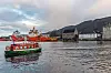 Nærings- og fiskeridepartementet har manglende overiskt over hvilke havner som har verdier som må beskyttes, mener Riksrevisjonen. Bildet viser Bergen havn. Foto: Marius Valle