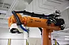 Robot med verktøy til det som heter celle 1, men likevel ikke er den første i produksjonslinjen.