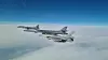 To B-1B Lancer og et polsk F-16 i forrige uke. Foto: USAF