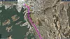 Eksempel på resultat fra InSAR-målinger med web-basert innsynsløsning fra Oslo S-området i forbindelse med et prosjekt for Bane Nors bygging av Follobanen.