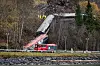 Et persontog på Nordlandsbanen sporet av etter å ha kjørt inn i et steinskred ved Finneidfjord 24. oktober 2024. Lokomotivføreren omkom i ulykken.