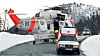 Det er dette Sea King-helikopteret, her under et oppdrag på 90-tallet, som nå sklal fly Norge på langs tur/retur. Foto: Forsvaret