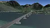 Bru over Ramfjord, sett fra Laukslettsiden mot Sørbotn.