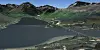 Oversiktsillustrasjon som viser Ramfjord bru, i retning Sørbotn. Illustrasjon: Statens vegvesen