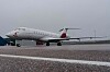 Det ene av de to nye statsflyene i Sverige, Bombardier Global 6500 som i Sverige kalles TP 106. Flyet har halenummer 064. Foto fra 2026.