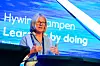 Equinors sjef for flytende havvind i Norge, Siri Espedal Kindem, presenterte sterke produksjonstall for Hywind Tampen. Foto: Thomas Førde