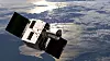 Kunstnerisk framstilling av Norsat-4-satellitten i bane over Jorden. Foto: Utias Space Flight Laboratory