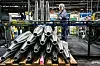 Ukraina har stått for 8,8 prosent av all våpenimport de siste fem årene, og 45 prosent av våpnene har kommet fra USA. Ved denne fabrikken i Scranton i Pennsylvania produseres det granater. Foto: AP/NTB