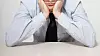 Annoyed businessman