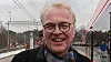 Bjørne Grimsrud i Transportøkonomisk institutt tror toget er i ferd med å gå for å få med Bybanen til Åsane i Nasjonal transportplan. Foto: Joachim Seehusen
