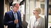 Randi Marjamaa i Nordea Liv og adm. dir. Idar Kreutzer i Finans Norge.