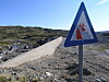 UFARLIG: Ingen fare for å bli ført med strømmen og kastet ut over demningskanten på Rosskreppfjorden. Vannmagasinet tilhører Kvina-vassdraget og ligger ved maks fyllingsgrad på 929 meter over havet, på grensa mellom Aust- og Vest-Agder.