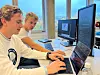 Andreas Tveter og medstudent Jonas Jacobsen (t.v.) trives godt ved NTNU. Foto: privat