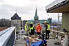 Gjensidige-gården ligger svært sentralt til i Trondheim, og rehabiliteres med stort fokus på bærekraft. Foto: HUS arkitekter