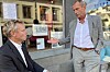 Å akseptere at markedet ikke løser samfunnets behov for kraftsystem, sitter langt inne i Norge, sier økonom Kjell Roland. Her i samtale med Ola Borten Moe (Sp) om gruvedrift i Arendal i august 2024.