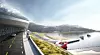 Det skal bygges bru og rassikring over den sørlige tunnelåpningen i Moldefjorden. Foto: Snøhetta/ Kystverket