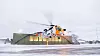 Sea King 073 tok av fra Rygge tirsdag morgen for den siste flygningen til Bodø.