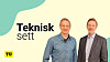 Seniorforsker Karsten Friis (t.v.) i Nupi og sjef i IKT Norge Øyvind Husby synes ting går for sakte her i landet.