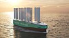 Orcelle Wind blir 220 meter lang, 40 meter bred og vil ha plass til 7.000 biler og rullende materiell.